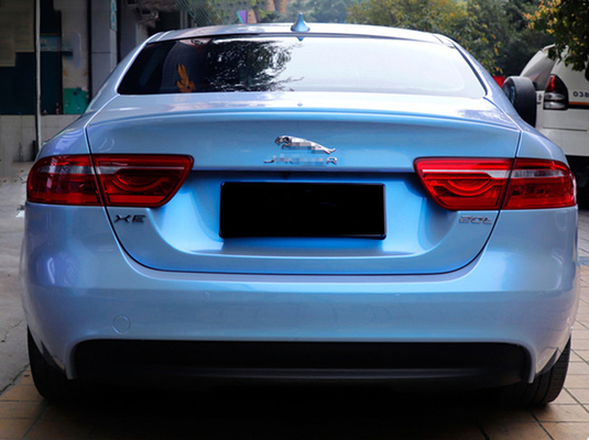 High Gloss Miami Blue Car Wrap Film Tahan Terhadap Abrasi Tebal Perekat 30µm