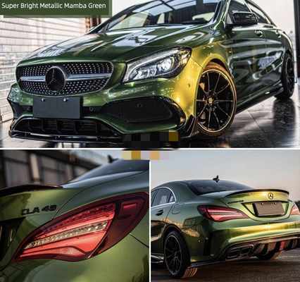 semi sesuai Gloss Car Vinyl Wrap Permukaan Tidak Berpori Halus