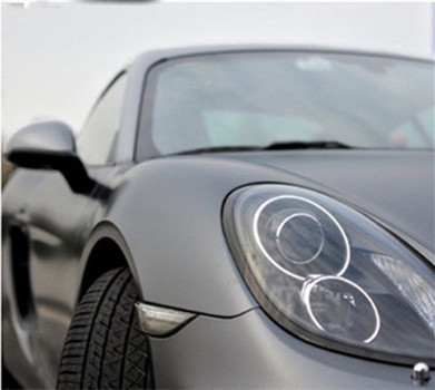 Electro Optical Metal Deep Grey Car Wrap Film Bukti Kelembaban