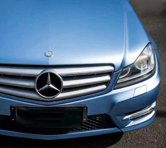 Metalik Teal Mist Blue Car Wrap Film Pelepasan Udara Tidak Memudar
