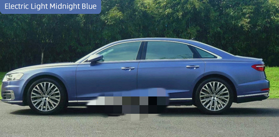 Bubble Free Matte Midnight Blue Car Wrap Film Tahan Air Suhu Tinggi