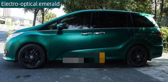 Elektrik Optik Emerald Matte Car Vinyl Wrap Self Healing Technology