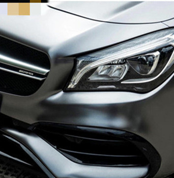 Slideable PET AMG Ashes Heat Proof Matte Car Vinyl Wrap Roll 140gsm