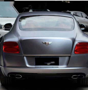 30µm Pelepasan Udara Electro Optical Space grey Car Vinyl Wrap Mencegah Kerusakan Akibat Sinar Matahari