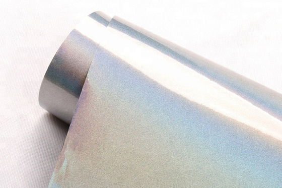 Polymeric Calendered Diamond Silver Glitter Mobil Membungkus Film perekat diri