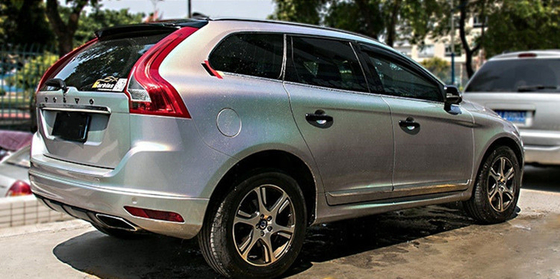 Polymeric Calendered Diamond Silver Glitter Mobil Membungkus Film perekat diri