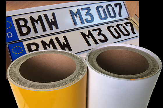 Retroreflective High Intensity Prismatic Sheeting Plat Nomor Mobil Terpal SGS