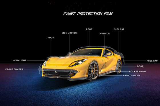 8MIL Matte Film Perlindungan Cat Mobil Transparan Lapisan pPF untuk mobil