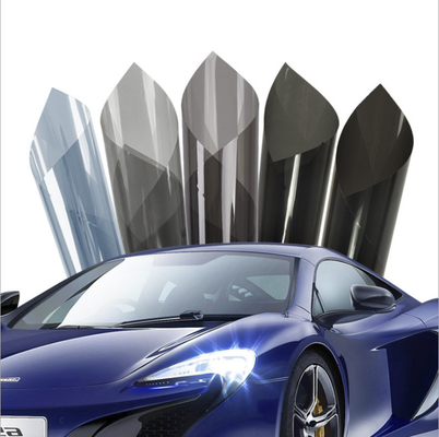 kaca film mobil tipis 10% VLT 99% IRR Nano Ceramic Film Penolakan Panas Inframerah Tinggi
