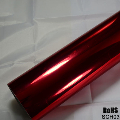 kilap pink Chrome Mobil vinil Membungkus dengan Perekat Akrilik Yang Dapat Dilepas