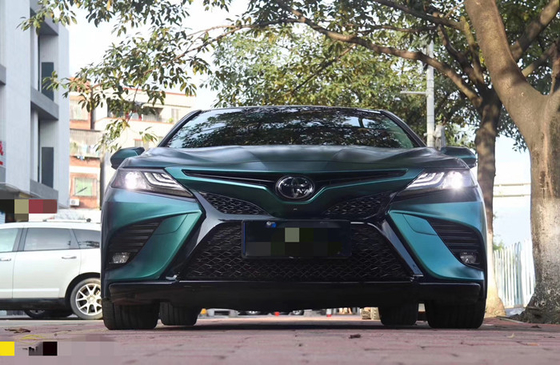 Swipeable Air Release Matte Mobil vinil Membungkus Sapphire Hijau Metallic Effect
