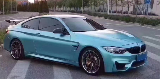 Matte Lake Biru Scratch Proof vinil Membungkus Air Release Vehicle Membungkus vinil Gulungan