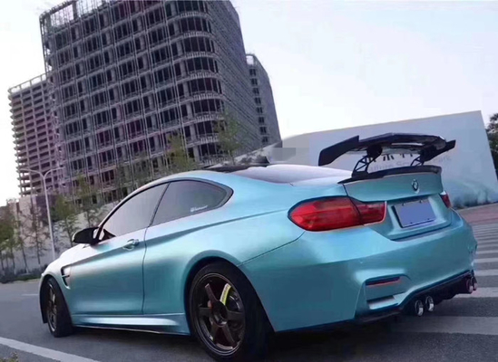 Matte Lake Biru Scratch Proof vinil Membungkus Air Release Vehicle Membungkus vinil Gulungan