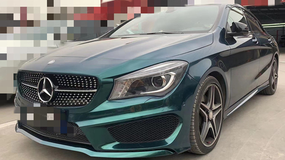 Automotive kilap Royal Dark Hijau vinil Membungkus Tahan Gores Mobil Membungkus 140gsm