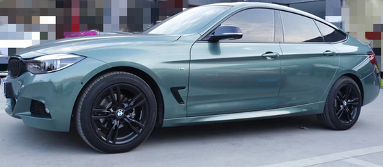 Removable Adhesive kilap Metallic Turquoise Mobil Membungkus Waterproof vinil Membungkus