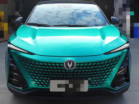Ringan kilap Mobil vinil Membungkus Emerald Hijau untuk Kendaraan darurat