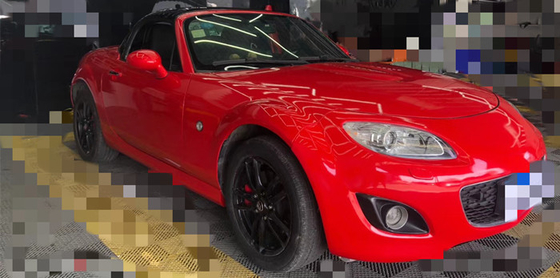 Ferrari Red High kilap Mobil Membungkus Rilis Udara Tahan Suhu Geser