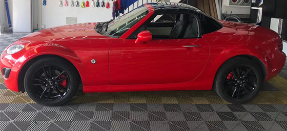 Ferrari Red High kilap Mobil Membungkus Rilis Udara Tahan Suhu Geser