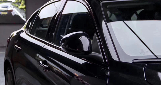 Slidable Piano Black vinil Membungkus 60µM Ultra kilap Mobil Membungkusping Film Gulungan