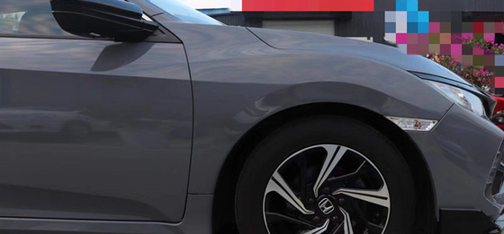 Natto Grey Acrylic perekat diri Mobil Membungkus super kilap vinil Membungkus Toleransi Panas