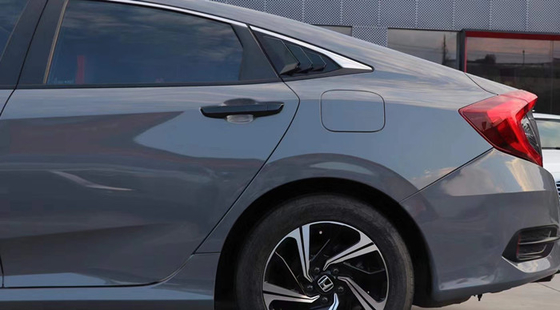 Natto Grey Acrylic perekat diri Mobil Membungkus super kilap vinil Membungkus Toleransi Panas
