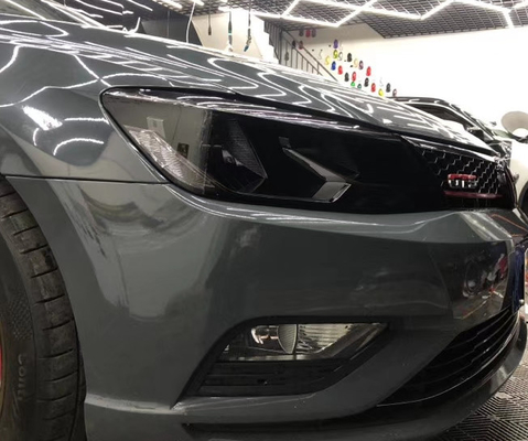Space Grey vinil High kilap Mobil Membungkus Film 60µm tahan kotoran