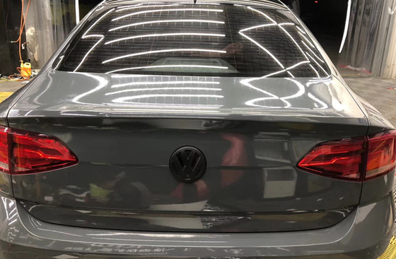 Space Grey vinil High kilap Mobil Membungkus Film 60µm tahan kotoran