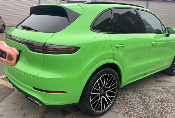 Polymeric Calendered Air Bubble Free vinil Membungkus pembungkus mobil ultra kilap hijau