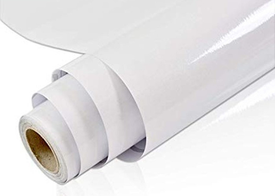 Grey Adhesive Printable vinil Membungkus Bubble Free Polymeric perekat diri vinil Film