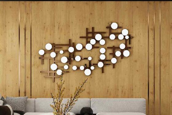 vinil Wood Grain Flooring Decorative Memecahkan dlm lapisan tipis Film 0.5mm Untuk Furnitur