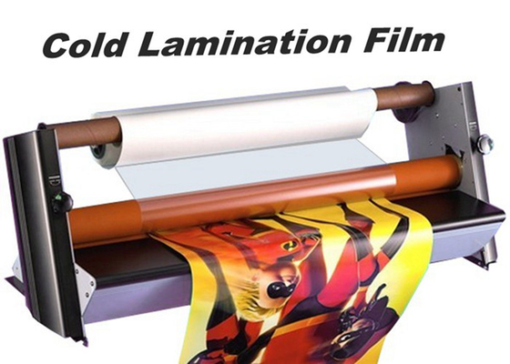 Fleksibel Cross Cold Laminating Film Semi Transparan 0.8mm