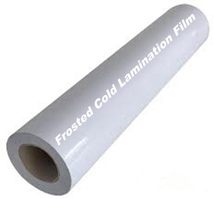 Pelindung 0.5mm Frosted PVC Cold Laminating Film Gulungan Untuk Album Foto