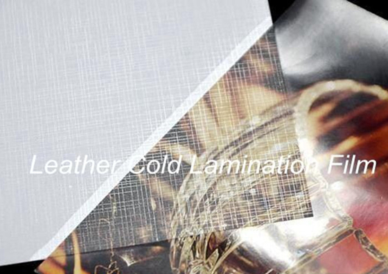 Efek Kulit Film Laminating Dingin Tahan Gores Untuk Perlindungan Gambar