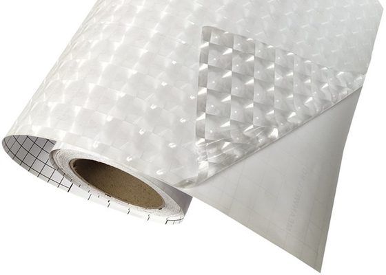 Semi Transparan 3D Cat Eyes 0.7mm Cold Laminating Film Untuk Perlindungan