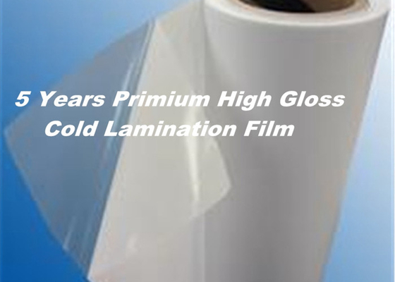 Album Foto PVC High kilap Cold Laminating Film Transparan perekat diri