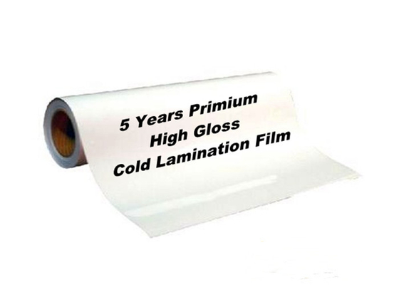 Album Foto PVC High kilap Cold Laminating Film Transparan perekat diri