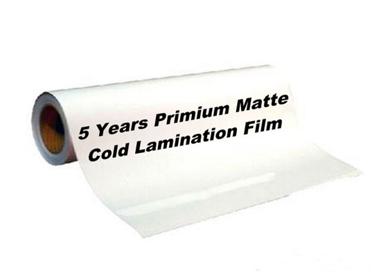 Perlindungan Gambar Matt Cold Laminating Film 1.2mm Tahan Kelembaban