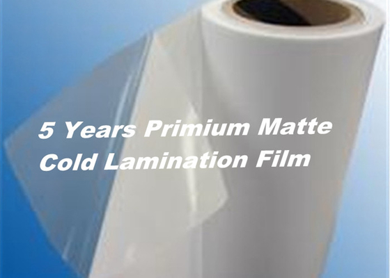 Perlindungan Gambar Matt Cold Laminating Film 1.2mm Tahan Kelembaban