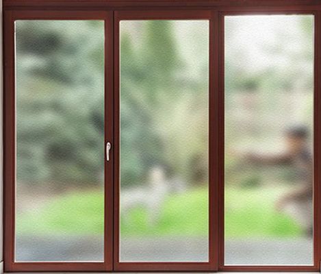 Reposisi 0.8mm Clear Kamar Mandi Jendela Privasi Film Kontrol Panas
