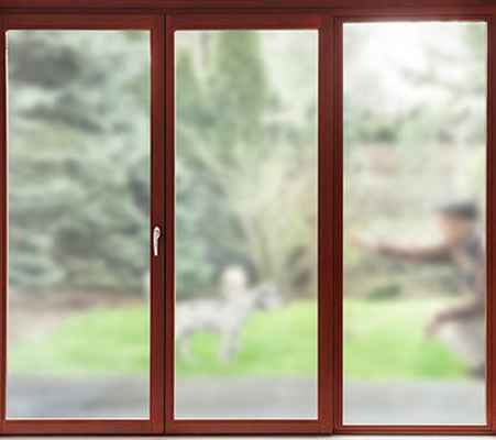Lustre Buram Dekoratif Kaca Film Removable Repositionable