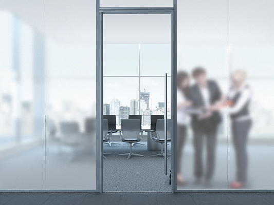 Dekoratif Removable Privacy Adhesive Frosted Window Film Clear Sand Blast Pattern