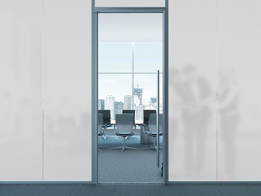 1.22M * 50M Matte White Window Film Dekoratif Privasi Kaca Kaca Film