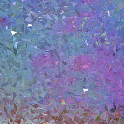 Timbangan Dichroic vinil Privasi Dekoratif Privasi Kaca Film Filter Sinar Matahari