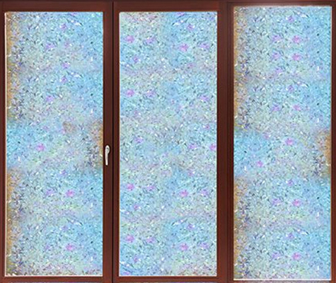 Timbangan Dichroic vinil Privasi Dekoratif Privasi Kaca Film Filter Sinar Matahari