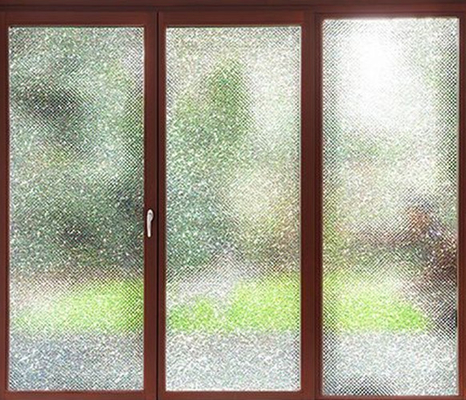Removable vinil Window Covering Film 3D Pixels Bermotif Buram Kaca Film