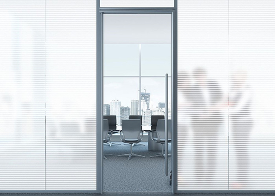 Blinds Removable Static Cling Window Film 0.8mm Plain Frosted Glass Film