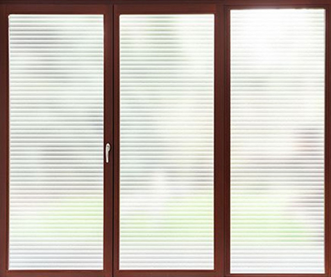 Blinds Removable Static Cling Window Film 0.8mm Plain Frosted Glass Film