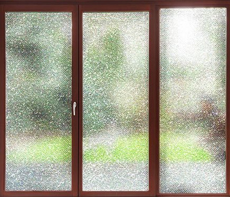 Piksel Kontrol Matahari Statis Cling Dekoratif Kaca Film Tebal 0.8mm