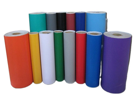 5 Tahun Daya Tahan Fleksibel vinil Film 0.914MX50M Berwarna perekat diri Frosted Film