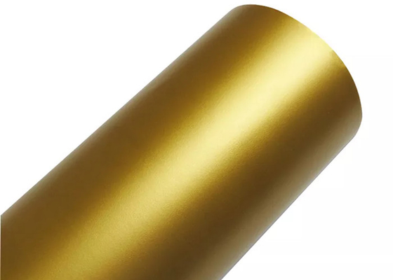 Periklanan Film Dekoratif Metalik PVC Pemotongan Warna vinil 0.61MX50M